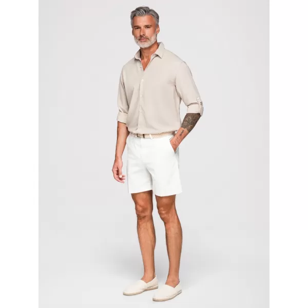  Pánska košeľa OMBRE OM-SHCS-0190 BEIGE 