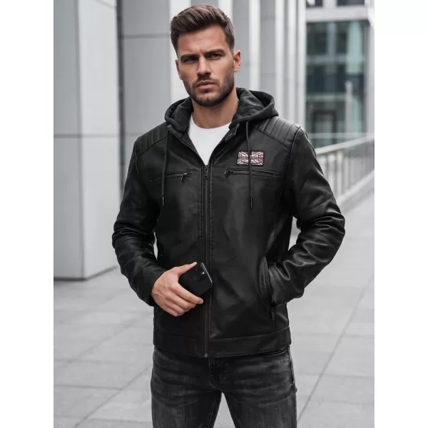 Pánska bunda DSTREET TX5147 ČIERNA 