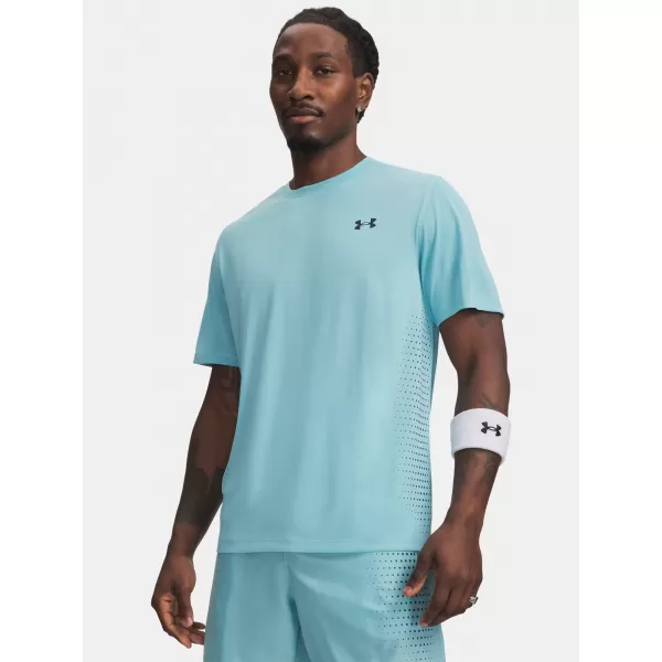  Pánske tričko UNDER ARMOUR UA TECH PLAY SHORT SLEEVE 6009833-425 MODRÁ 