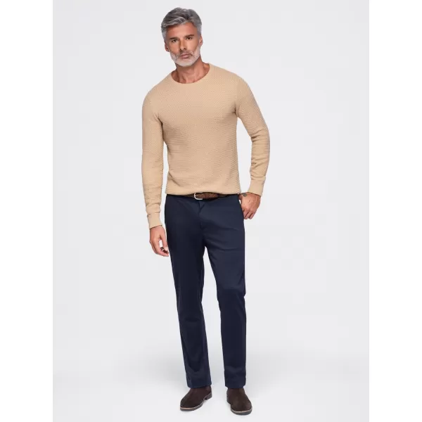  Pánsky sveter OMBRE OM-SWSW-0119 SAND 