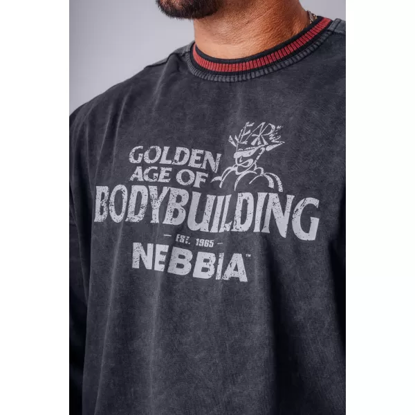  Pánske tričká NEBBIA OLYMPIA 952 BLACK 
