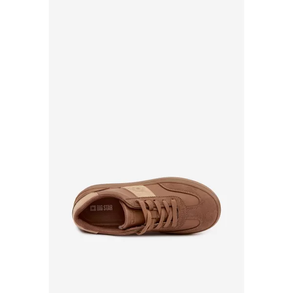  Dámske tenisky BIG STAR SHOES UU274015 BROWN/BEIGE 