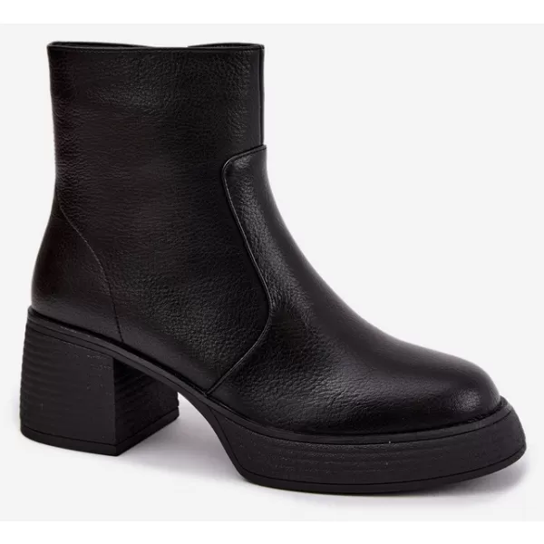  Dámske členkové topánky D&A CR62-3369 BLACK 