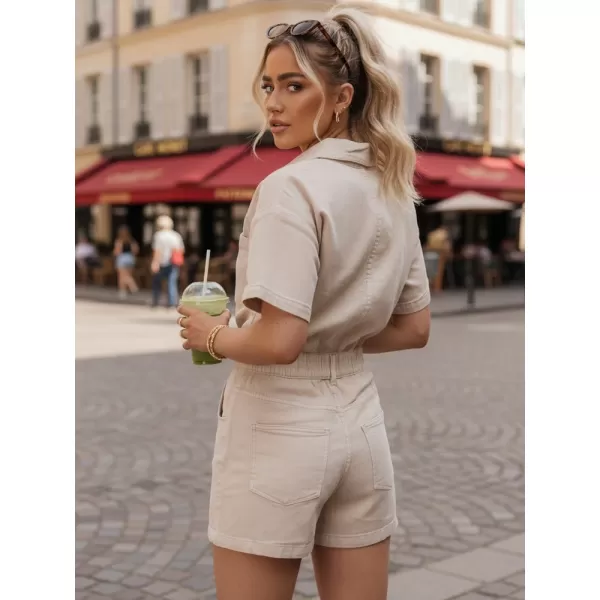  Dámske šaty DSTREET EY2689 BÉŽOVÁ 