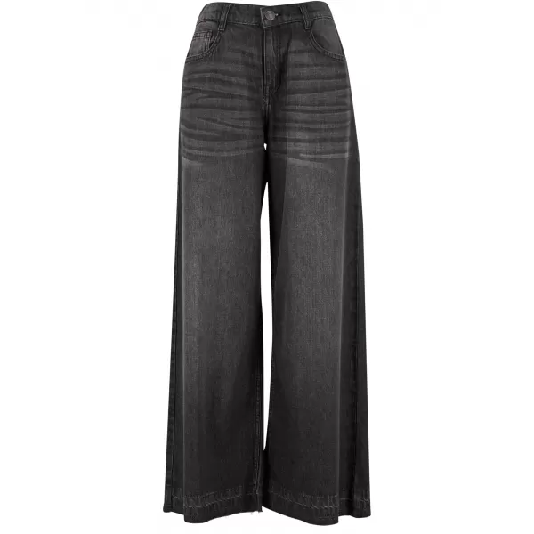  Dámske nohavice URBAN CLASSICS TB7712 BLACK WASHED 