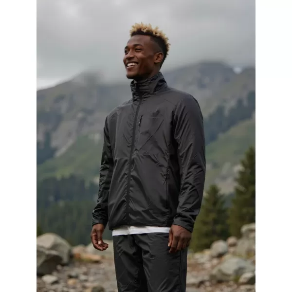  Pánska ultraľahká bunda ALPINE PRO GERED BLACK 