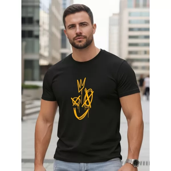  Pánske tričko DSTREET NX0138R-BK ČIERNA 