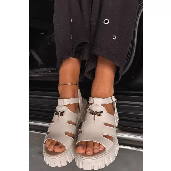  Dámske sandále VINCEZA 79627 BEIGE 