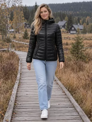 Dámska bunda MALFINI EVEREST 551 ČIERNA