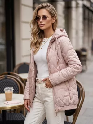Dámska bunda DSTREET TY5804 RUŽOVÁ