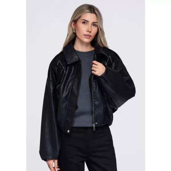  Dámska bunda OMBRE OW-JT-E0004 BLACK 