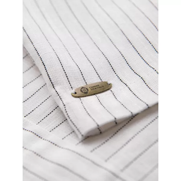  Pánska košeľa OMBRE OM-SHSS-0222 OFF-WHITE 