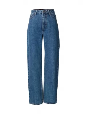 Dámske nohavice URBAN CLASSICS TB8142 MID DEEP BLUE WASHED
