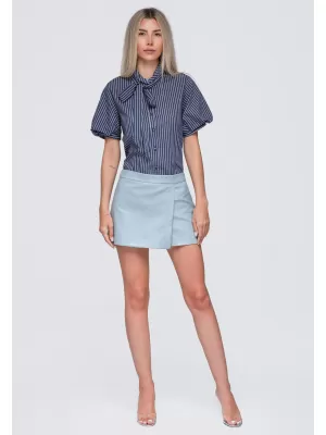 Dámska košeľa OMBRE OW-SH-E0067 NAVY BLUE