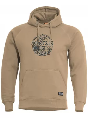 Pánska mikina PENTAGON PHAETON HOOD SWEATER NO MOUNTAIN K09021-NM TAN BROWN