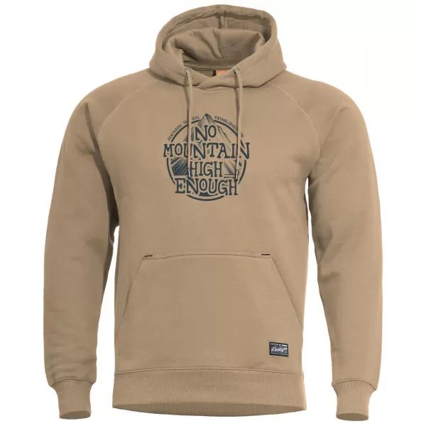  Pánska mikina PENTAGON PHAETON HOOD SWEATER NO MOUNTAIN K09021-NM TAN BROWN 
