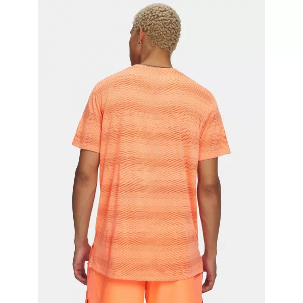  Pánske tričko UNDER ARMOUR VELOCITI SS 6009517-824 ORANŽOVÁ 