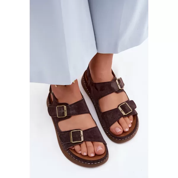 Dámske sandále VINCEZA 79620 CHOCOLATE 