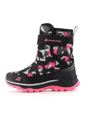 Detské zimné snehule ALPINE PRO BERNO NEÓN PINK