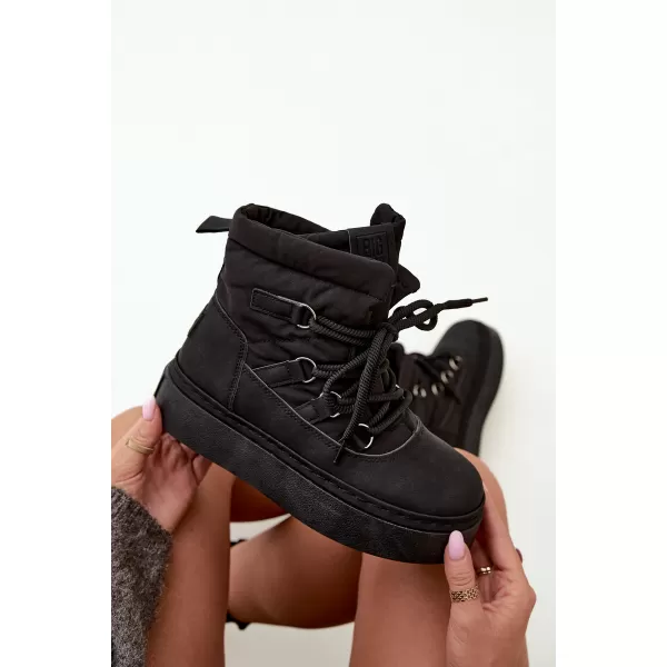  Dámske snehule BIG STAR SHOES UU274189 BLACK 