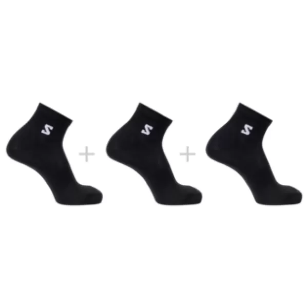  Ponožky SALOMON EVERYDAY LITE QUARTER 3-PACK LC2911700 BLACK 