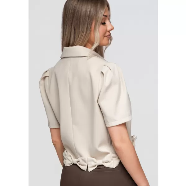  Dámska bunda OMBRE OW-BL-E0002 BEIGE 