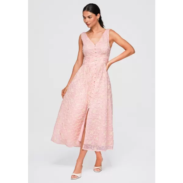  Dámske šaty OMBRE OW-DLR-E0015 PINK 