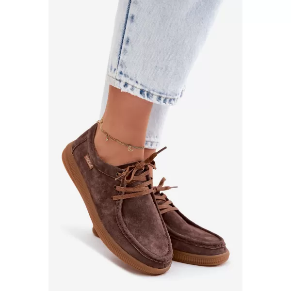  Dámske poltopánky VINCEZA 95391 BROWN 