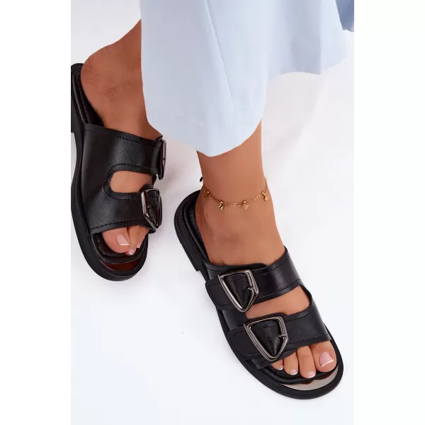  Dámske šľapky VINCEZA 62304 BLACK 