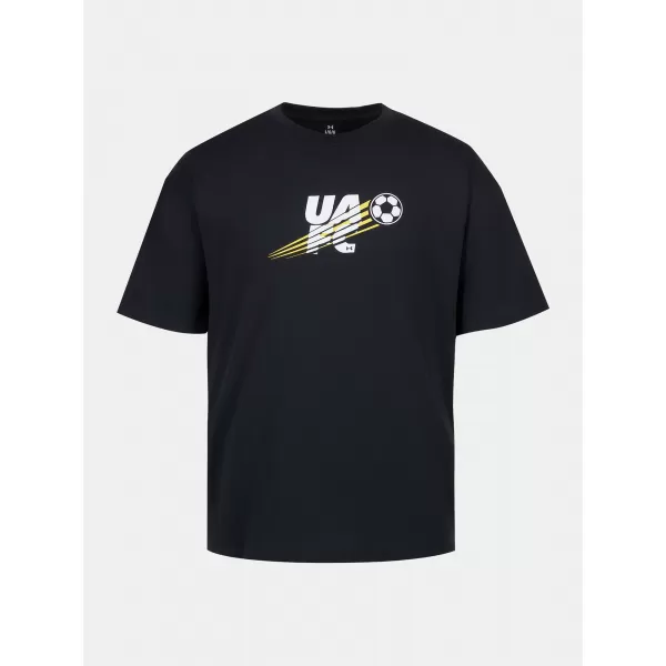  Pánske tričko UNDER ARMOUR M GFB MULTI COLOR HWT SS 6010362-001 ČIERNA 