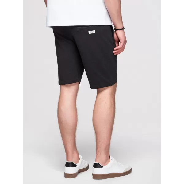  Pánsky set kraťas OMBRE Z124 BLACK/CREAM 