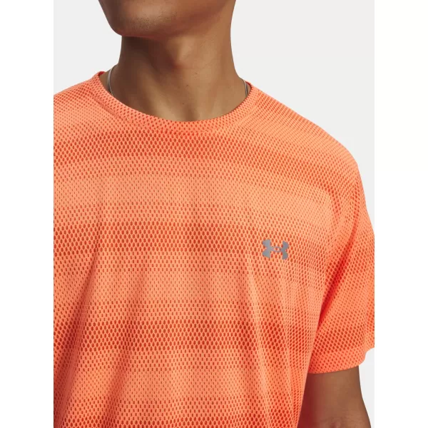  Pánske tričko UNDER ARMOUR VELOCITI SS 6009517-824 ORANŽOVÁ 