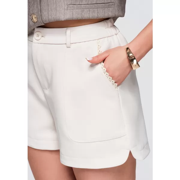  Dámske kraťasy OMBRE OW-ST-E0009 BEIGE 