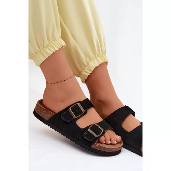  Dámske šľapky BOTO 2832 BLACK 
