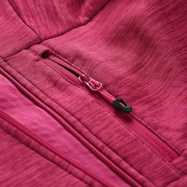  Dámska mikina ALPINE PRO ONNECA 3 FUCHSIA RED 