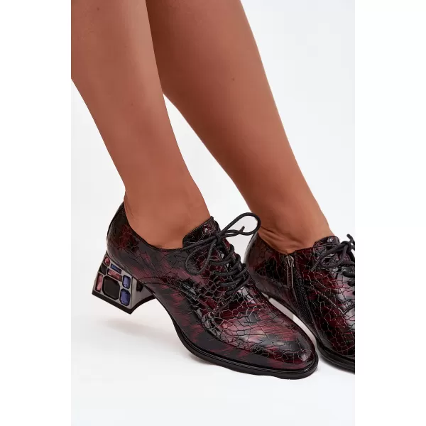  Dámske poltopánky ARTIKER 57C0073 BORDO 