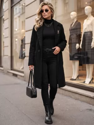 Dámsky kabát DSTREET NY0782 ČIERNA