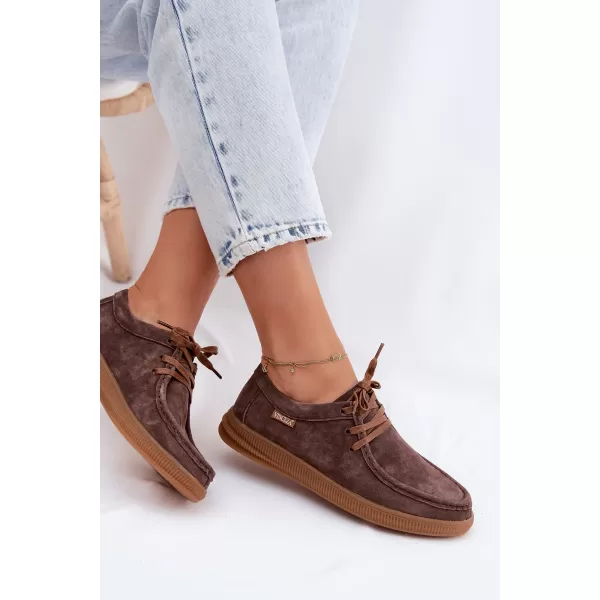  Dámske poltopánky VINCEZA 95391 BROWN 
