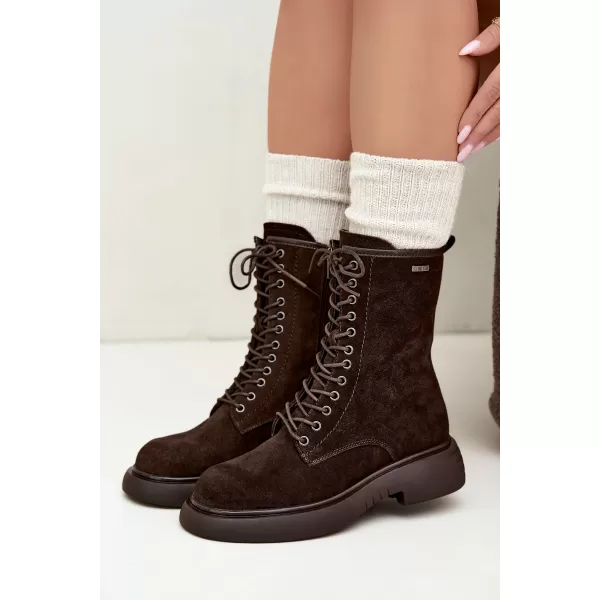  Dámske topánky BIG STAR SHOES UU274612 BROWN/BEIGE 
