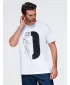 Pánske tričko OMBRE OM-TSPT-0299 WHITE