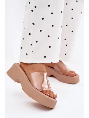 Dámske šľapky BOTO 78-146 BEIGE