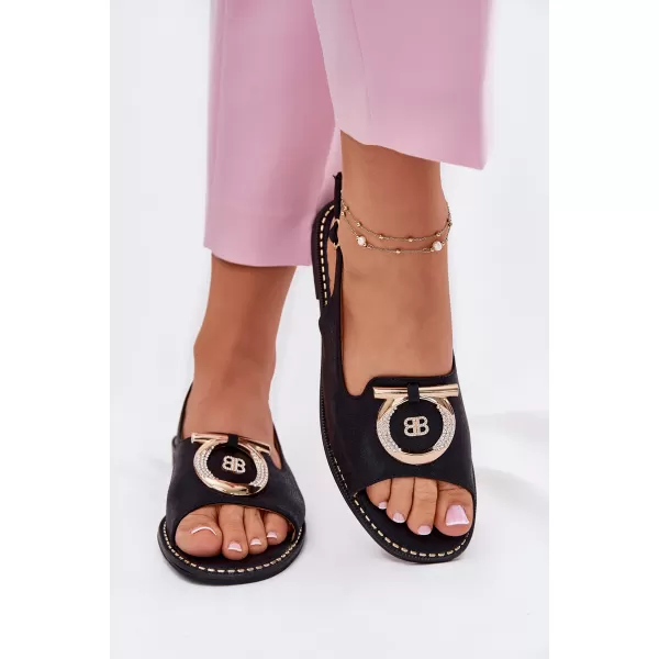  Dámske sandále S.BARSKI KV51-003 BLACK 