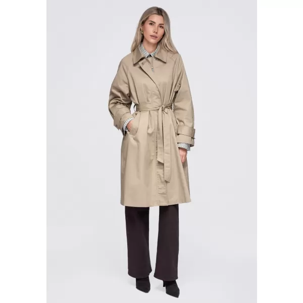  Dámsky kabát OMBRE OW-CT-E0002 BEIGE 