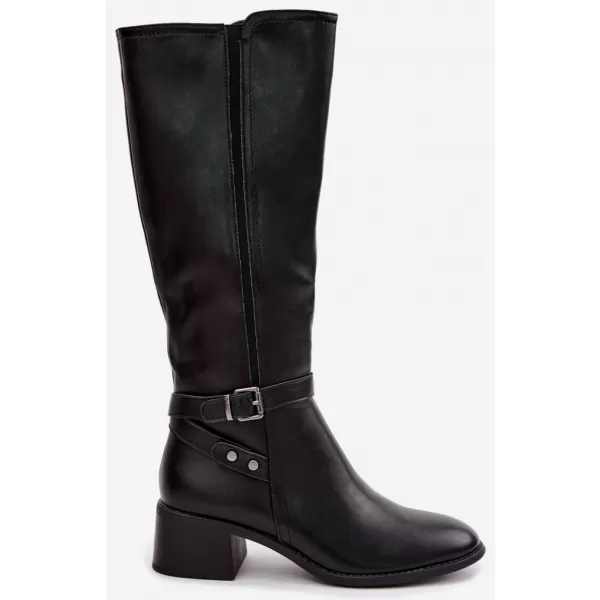  Dámske čižmy SERGIO LEONE KZ-07 BLACK 