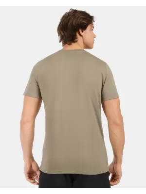 Pánske tričko KILPI DISCOVER-M 1M0372KI KHAKI
