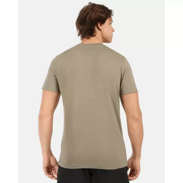  Pánske tričko KILPI DISCOVER-M 1M0372KI KHAKI 