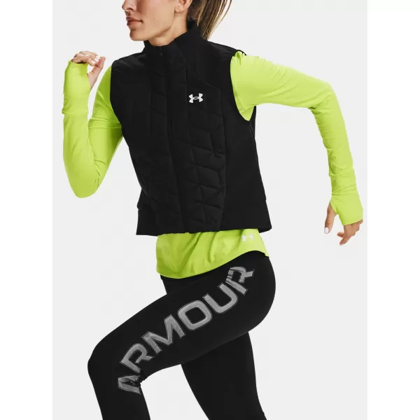  Dámska vesta UNDER ARMOUR CG REACTOR RUN STORM VEST 1355811-001 ČIERNA 