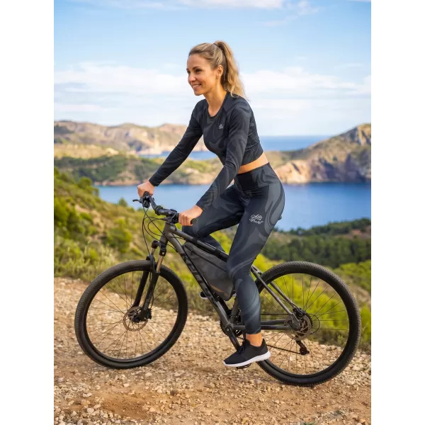 Dámske dlhé legíny premium (nové veľkosti) ALTISPORT VOJ/ALW072LEG05 BLACK 