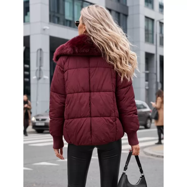  Dámska bunda DSTREET TY5817 BORDOVÁ 