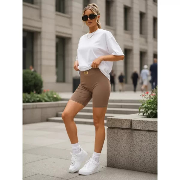  Dámske kraťasy DSTREET SY0558 KARAMELOVÁ 